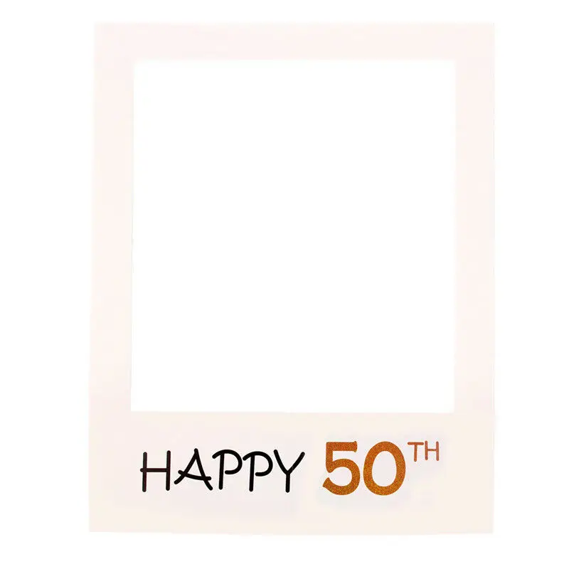 30 день рождения Штатив для фотостудии реквизит 18th 40th 50th 60th лет День рождения украшения для взрослых реквизит для фотографий - Цвет: 50th
