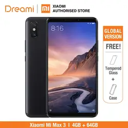 Глобальная версия Xiaomi Mi макс 3 64 Гб Встроенная память 4 Гб Оперативная память (1 год гарантии продавца) официальный Встроенная память