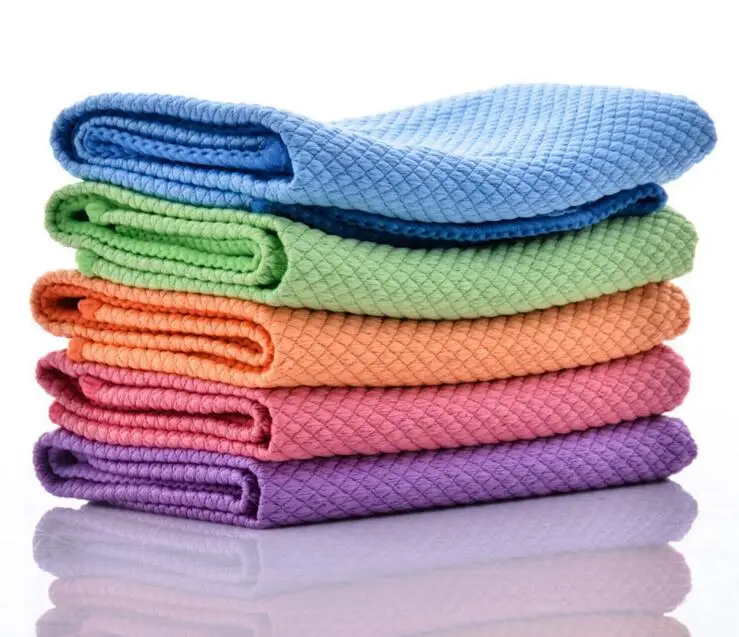 30 Pcs 30x40CM Microfiber Glass Towel Window Windshield Cleaning Cloths Eyeglass Towels Fast