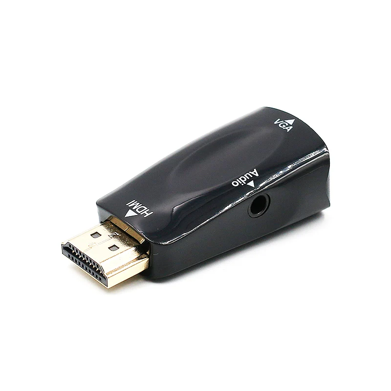 HDMI в VGA конвертер HDMI мужчин и женщин VGA адаптер с аудио кабелем для ПК ноутбук планшет поддержка 1080P HDTV адаптер