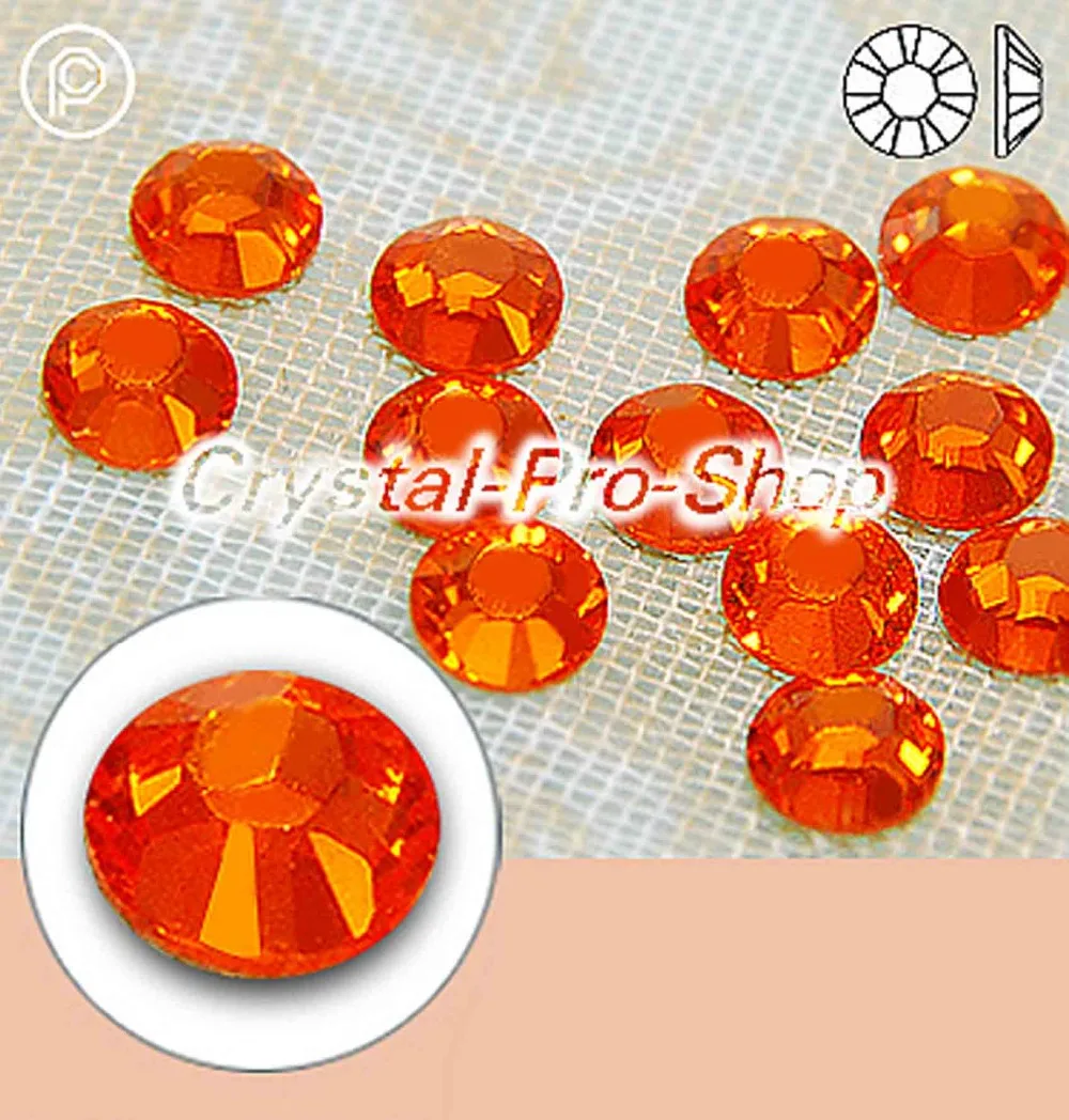 

Special Color Swarovski Elements Sun ( 248 ) ( ss8 - ss20 ) Hotfix Iron On Flat Back Crystal Loose Rhinestone