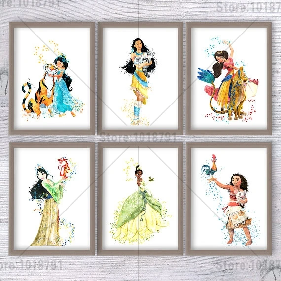 

5d diy diamond painting Cartoon princess Cross Stitch Rhinestone mosaic decorative Diamond embroidery Home Decoration