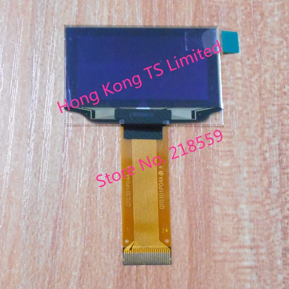 

1.54 inch white/blue/yellow OLED display 128*64 24Pin SPD0301 driver QT0301P04A 1.54 inch 24P SPI OLED Screen SPD0301 Drive IC