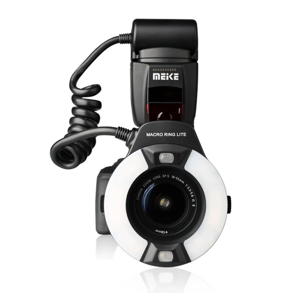 Meike MK-14EXT MK14EXT I TTL Macro со светодиодной кольцевой вспышкой вспомогательная лампа для