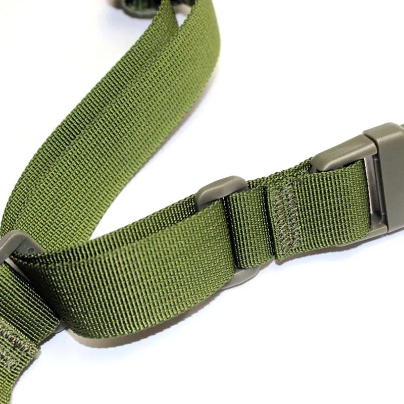 5Gun Sling Tactical Shoulder Strap Outdoor Rifle Sling With Velcro Adjustable Gun Belt Hunting Accessories Single Point Sling