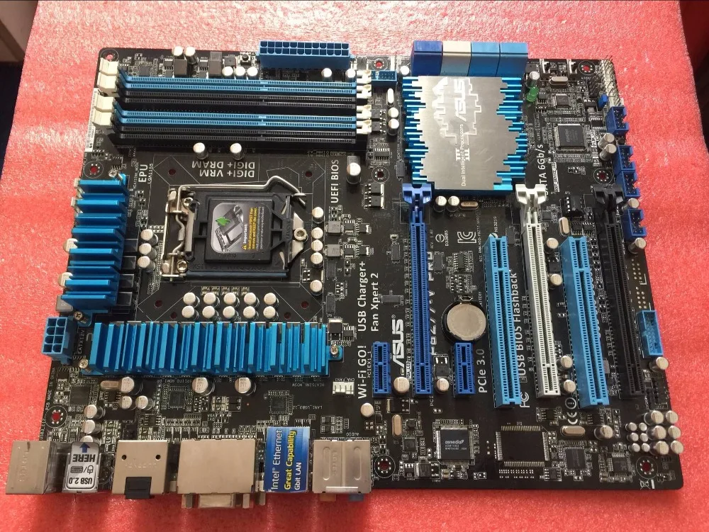 LGA1155 для ASUS 1155 PRO оригинальная б/у настольная материнская плата Z77 DDR3 USB3.0 SATA3 |