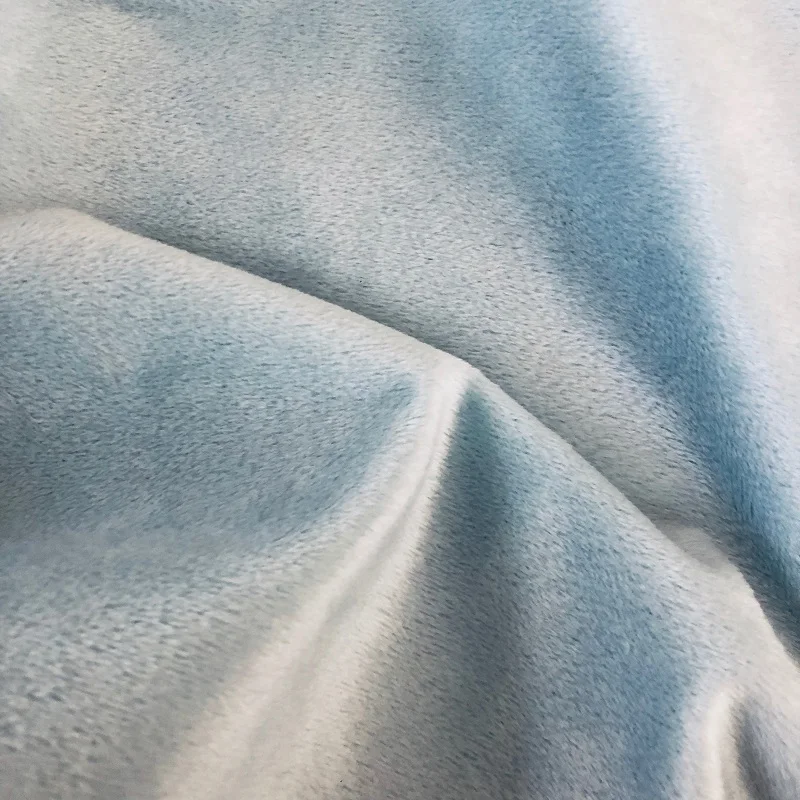

WM 220gsm Minky dot Polyester Fleece Fabric Brushed Velboa Velvet garment Knit for Patchwork Sewing Plush Felt Cloth DIY