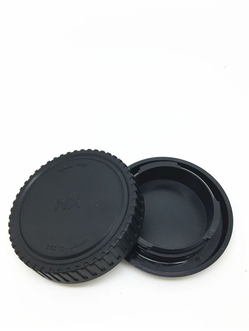 

1set camera Body cap+Rear Lens Cap for Samsung NX NX3000 NX2000 camera mount cap