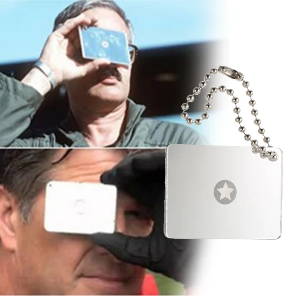 

Outdoor Signal Mirror Portable Outdoor Survival Emergency Rescue Tool Signaling Device Gear ushcraft EDC reflective Mirror