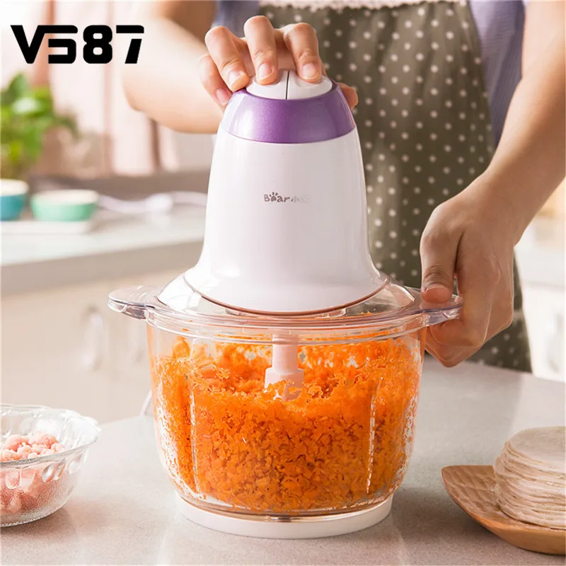 300W 2L Capacity Electric Meat Grinders Sausage Beef Mincer Fruits Vegetable Grater Chopper