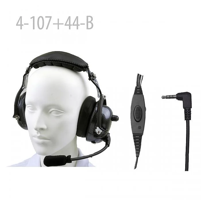 

Carbon Fiber Pattern Heavy duty Noise Cancelling Headset for UV-3R UV-3R Mark II UV-100 UV-100 Mark II UV-200 UV-200 Mark II