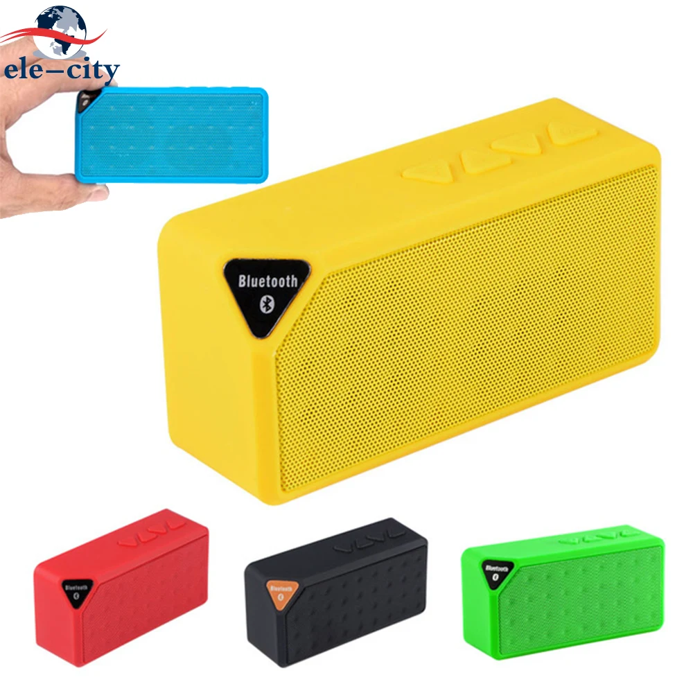 

Mini Portable Bluetooth Stereo Speaker Wireless Outdoor Music Player FM Radio USB Flash Drive TF Card LINE-IN Audio for IPhone