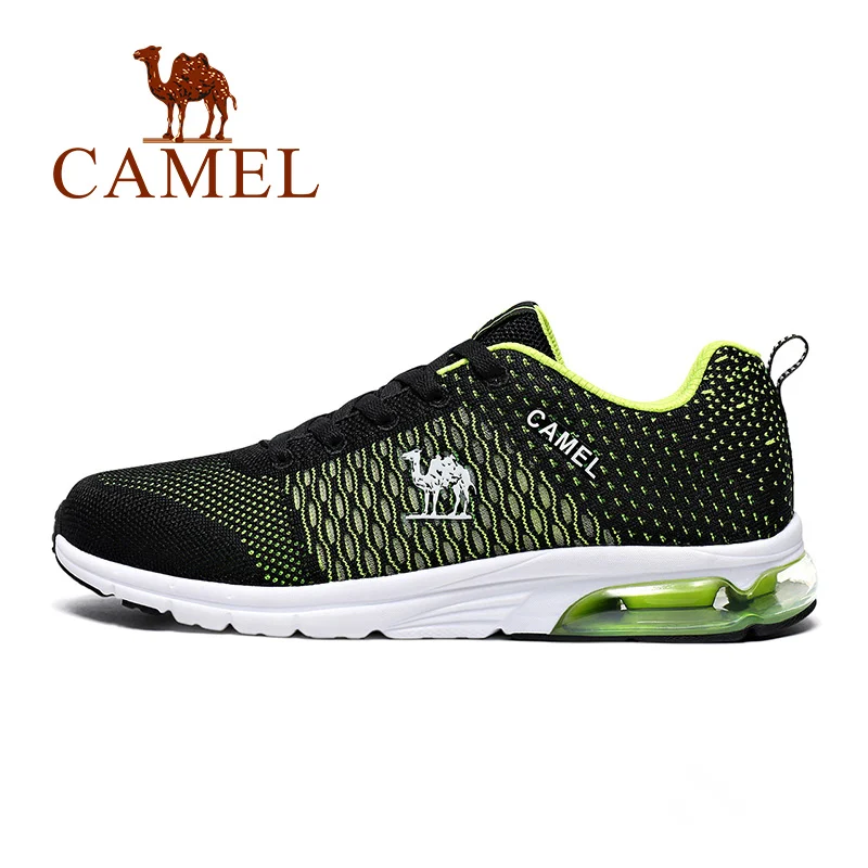 CAMEL/мужские кроссовки с воздушной подушкой; удобные дышащие кроссовки для занятий спортом на открытом воздухе; беговые кроссовки - Цвет: Black