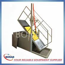 Машина испытания пандуса метода DIN51130 идя, Оборудование испытания сопротивления скольжения покрытия пола