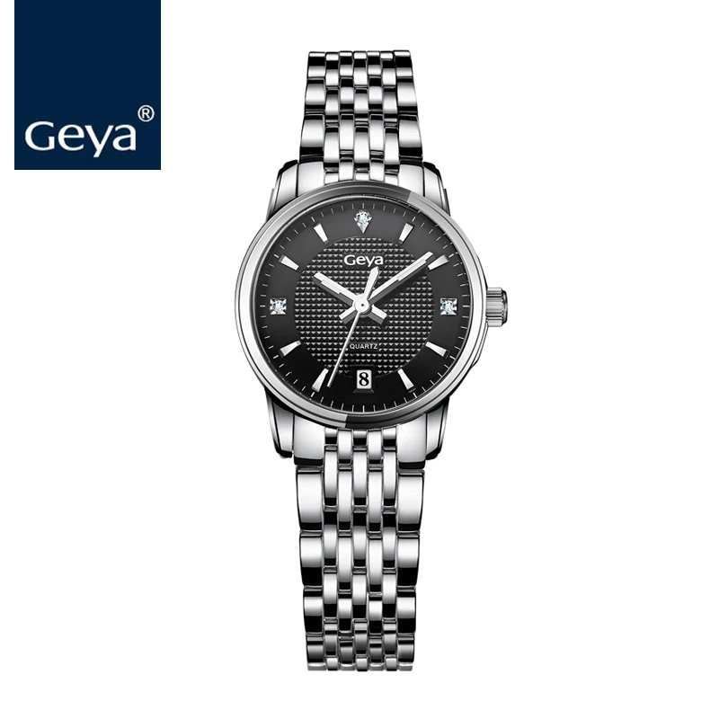 Geya Japan Miyota GL10 женские часы модные из нержавеющей стали деловые кварцевые наручные