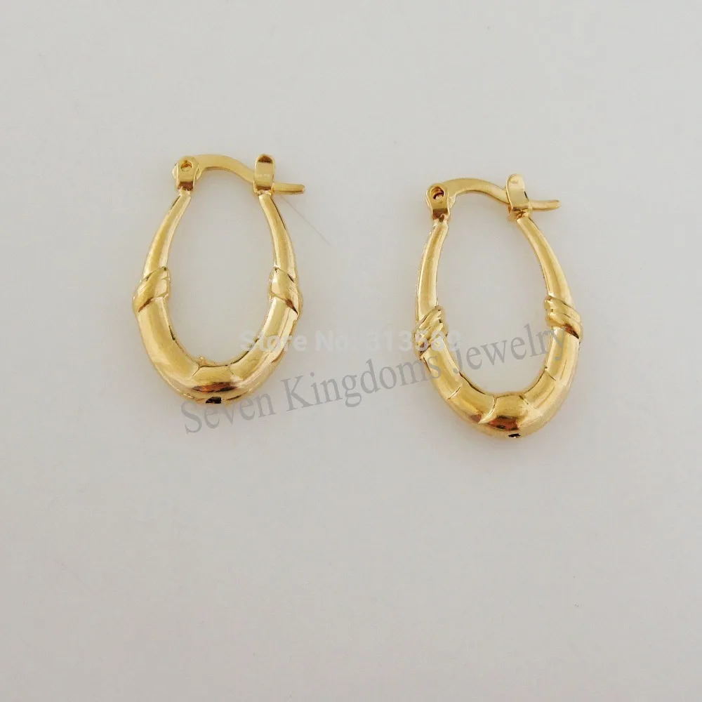

ORDER 10$ GET FREE SHIPPING/DOLPHIN 24K YELLOW GOLD GP FILLED BRASS OVAL HOOP TALL 0.9" WIDTH 0.6" EARRING/GREAT GIFT/