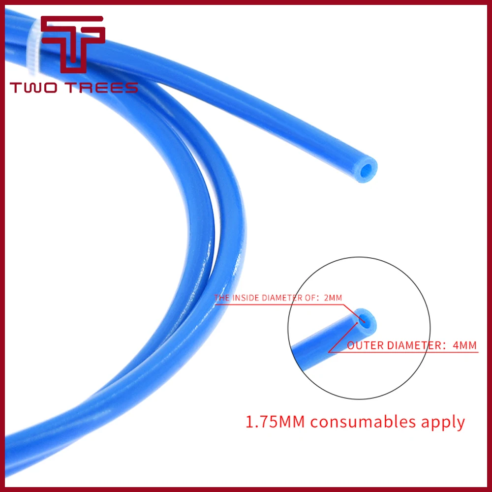 Боуден PTFE трубки серии XS 1 м 1 шт. Быстрый фитинг прямой Пневматический фитинг Нажмите для подключения для 3d принтера трубки 1,75 мм