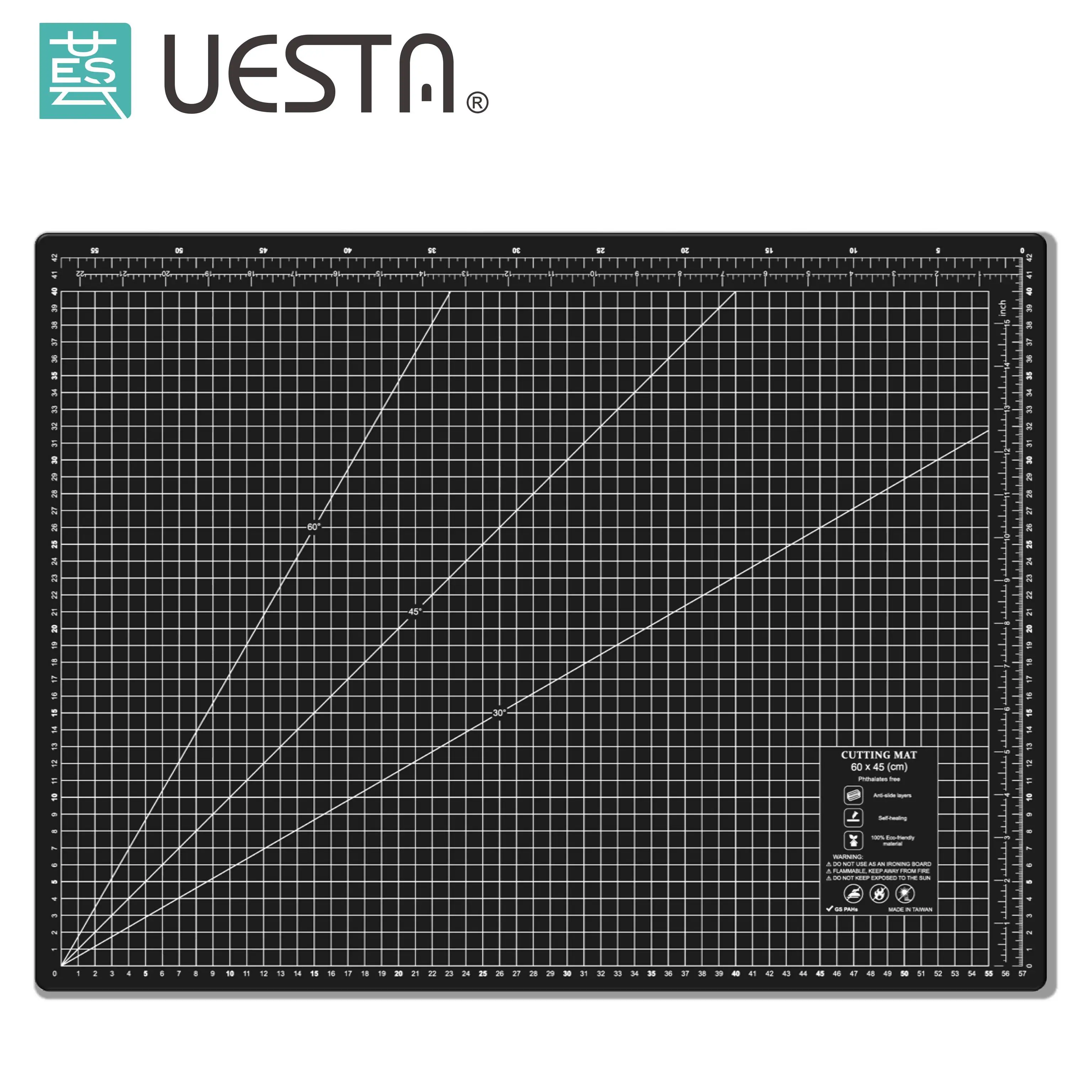 

PP A2 Cutting Mat 18"x24" Multipurpose Self Healing Cutting Mats for Quilting 3-Ply Durable Paper Mat for Cutting
