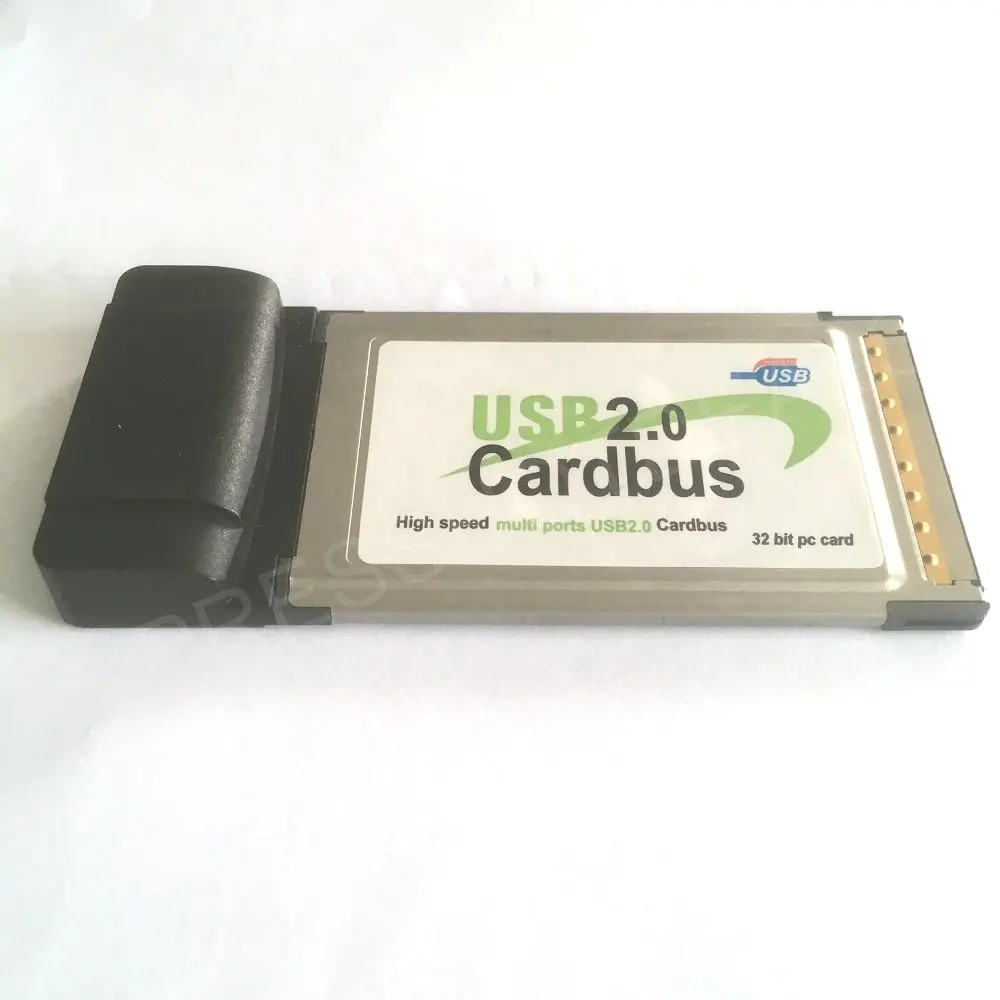 PCMCIA 2 порта USB 2,0 концентратор Cardbus адаптер для ноутбука