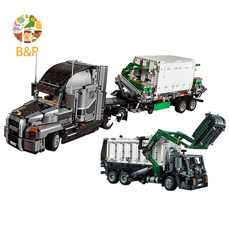 42078 2906 шт Technic серии Mack набор &quotбольшой грузовик&quot модель строительного блока Diy