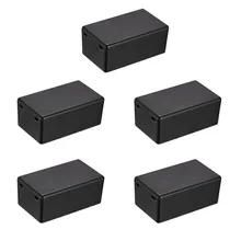 Uxcell 5 шт./лот 60x36x25 мм/69x42x17,5 мм черный Электронный ABS пластик DIY распределительный проект коробка корпус Чехол
