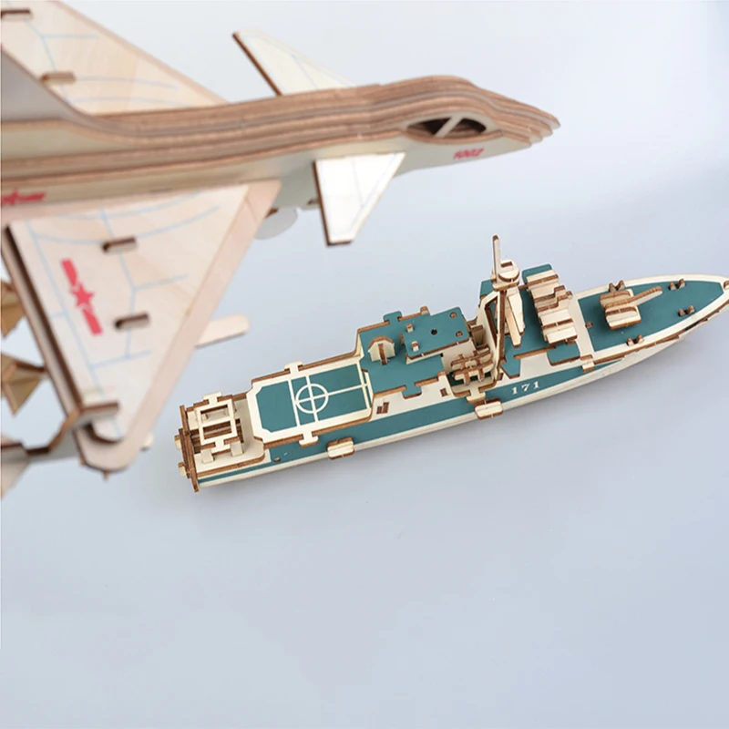 F 10 боец 3D diorama diy Модель игрушки для мальчиков взрослых деревянный самолет модель