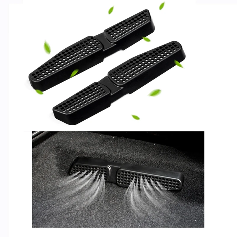 

CHIZIYO 1 Pair Car Air Conditioner Cover For Tiguan Mk2 Allspace 2016 2017 2018 Under Rear Seat Seat Air Vent Duct Outlet Shell