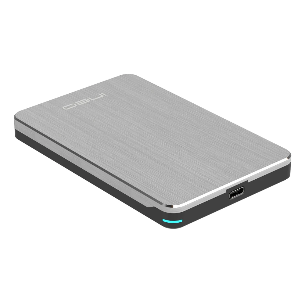 

ineo HDD Case Aluminum Tool-Free External USB C 3.1 Gen 2 Type-C to SATA 2.5" Hard Drive SSD Enclosure Caddy [C2513]