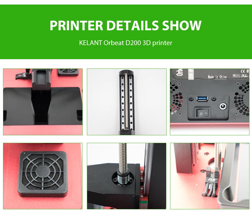 Kelant Orbeat Plus D200S 2k SLA 3d принтер УФ смолы Настольный impresora лазер 405nm 3,5 ''ЖК-экран DLP 3d принтер s diy комплект