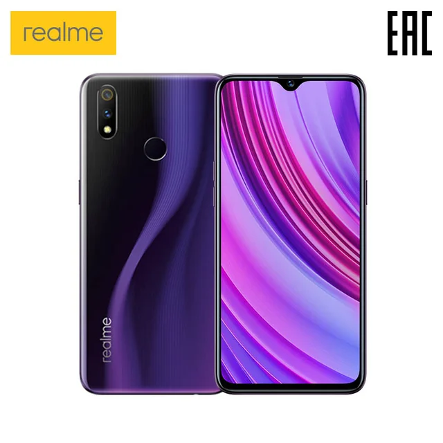Смартфон realme 3 Pro 6+128 ГБ, Snapdragon 710 AIE, Быстрая зарядка, Двойная камера 16+5МП [официальная российская гарантия]