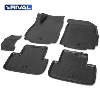 

For Chevrolet Orlando 2011-2015 3D floor mats into saloon 5 pcs/set Rival 11005001
