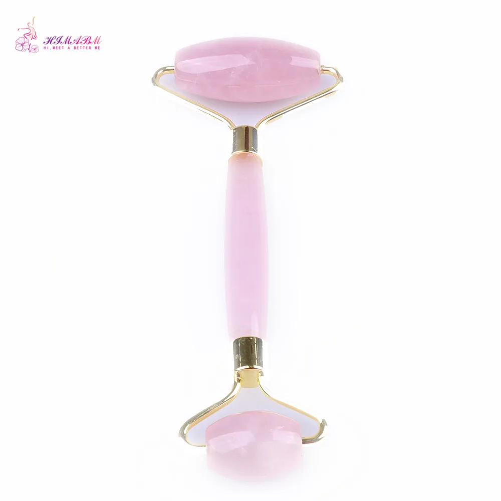 HIMABM Rose Quartz Face Massage Roller Beauty Tool Facial Eye Neck Body Anti Ageing Therapy C HIMABM Rose Quartz Face Massage Roller Beauty Tool Facial Eye Neck Body Anti Ageing Therapy C