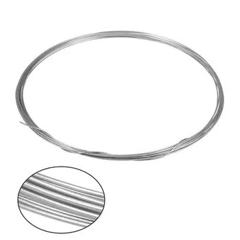 

uxcell 1pcs Heating Resistor Wire 15AWG 17AWG 18AWG 19AWG 20AWG 21AWG Nichrome Resistance Wires for Heating Elements Silver Tone