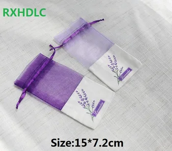 

Drawstring Bundle Sachets Mosquito Repellent Lavender Sachets Gauze bag Wardrobe Pendant Vanilla Beam Port Empty bag for Gift