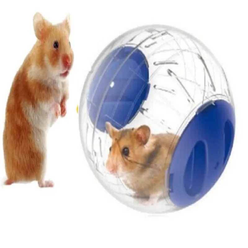

ZHPZPET New Three Color Running Ball For Home Pet Funny Transparent Running Ball Plastic Jogging Small Chinchilla Hamster Toy