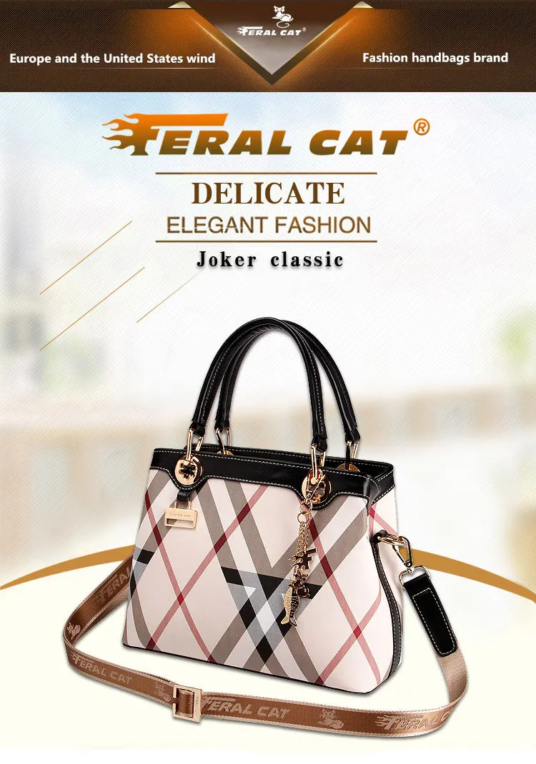 FERAL CAT 2017 Women Fashion Messenger Bags Ladies Small Leather Shoulder Bag Handbags Online HOT SALE63