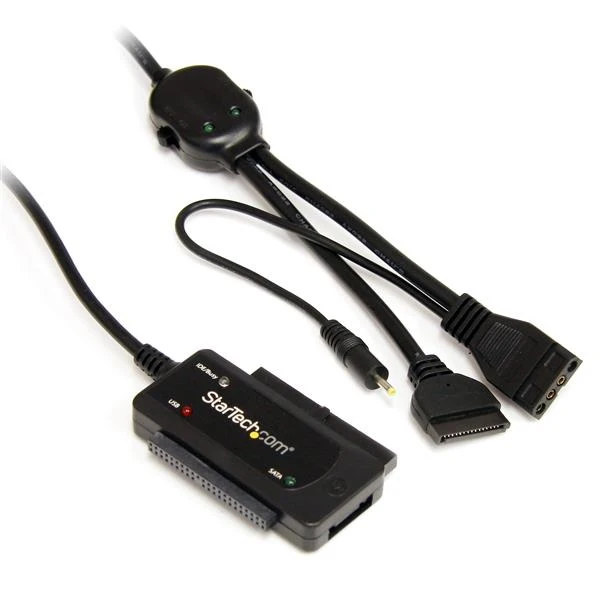StarTech.com USB 2 0 на SATA/IDE комбинированный адаптер для 5/3 5 & quot SSD/HDD A IDE (40-pin) + (44-pin) LP4 (4-pin)