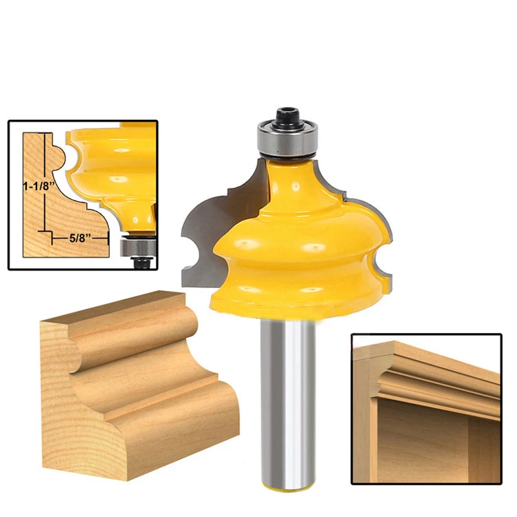 1 шт. Классическая и бусина молдинг и окантовка фреза-1/2 "хвостовик шипорезный Станок для деревообработки инструменты