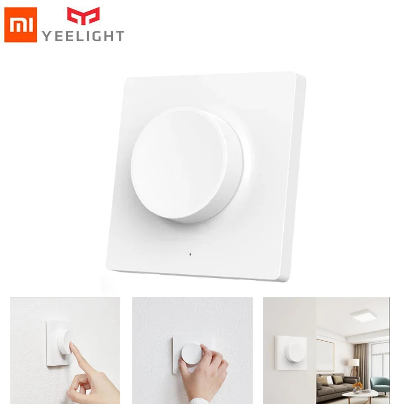 

Yeelight xiaomi 5-in-1 smart Dimming switch Knob rotate wireless switch wall bluetooth remote control switch ceiling light