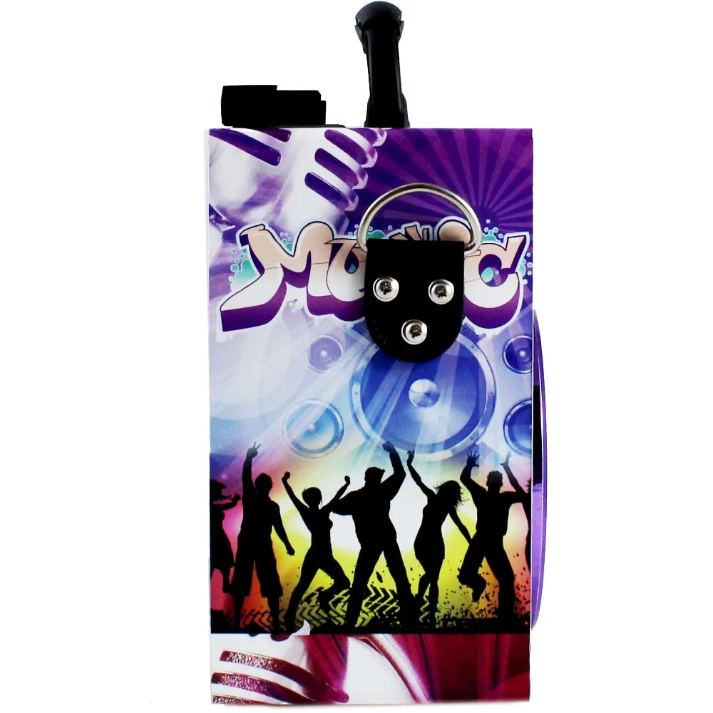 Portable Bluetooth Speaker Portable Karaoke Speaker with Microphone FM Radio TF Card 3 Color Cheap