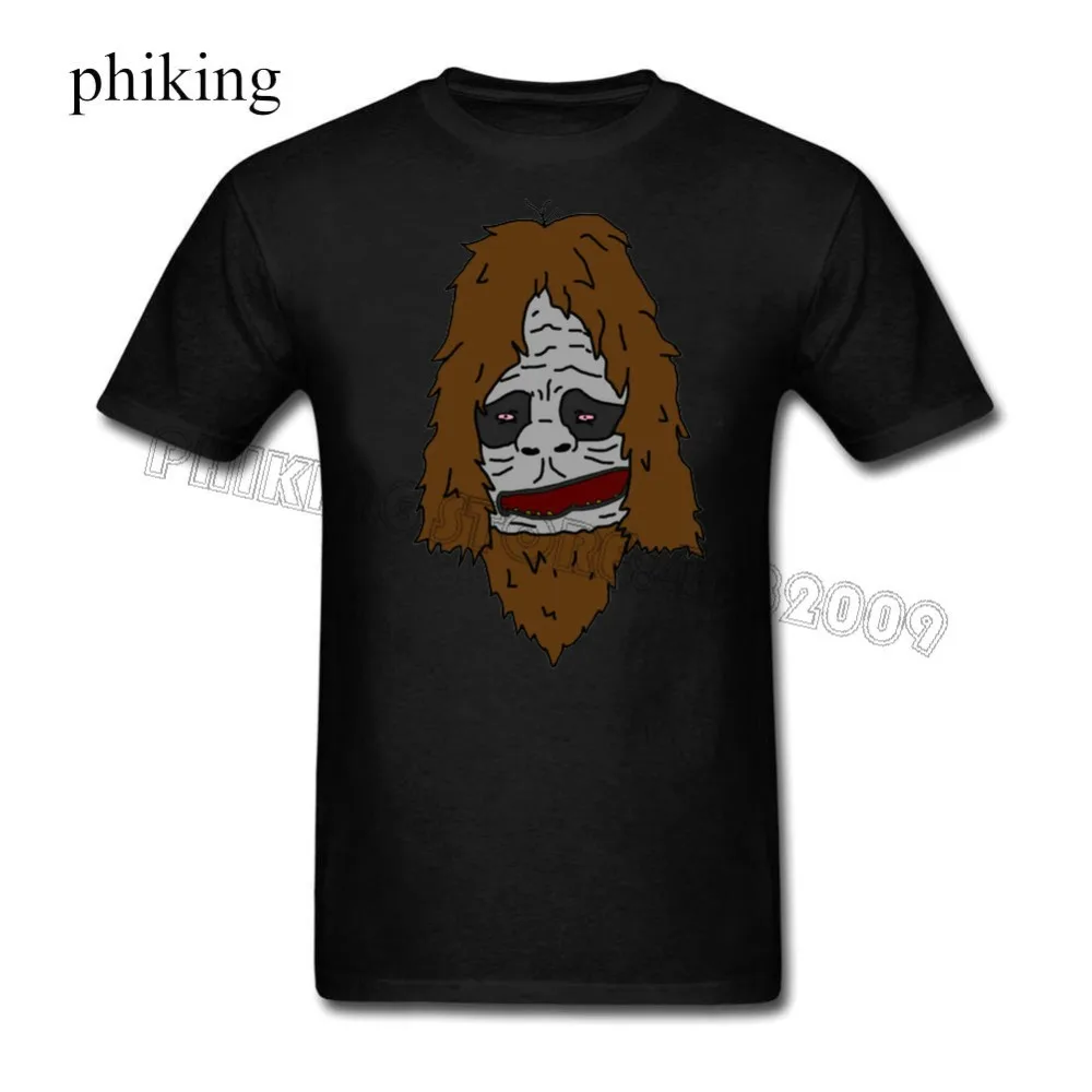 Summer The New Fashion For Sleeve Men's Print Crew Neck Sassy Sasquatch Colour Short-Sleeve Tee | Мужская одежда