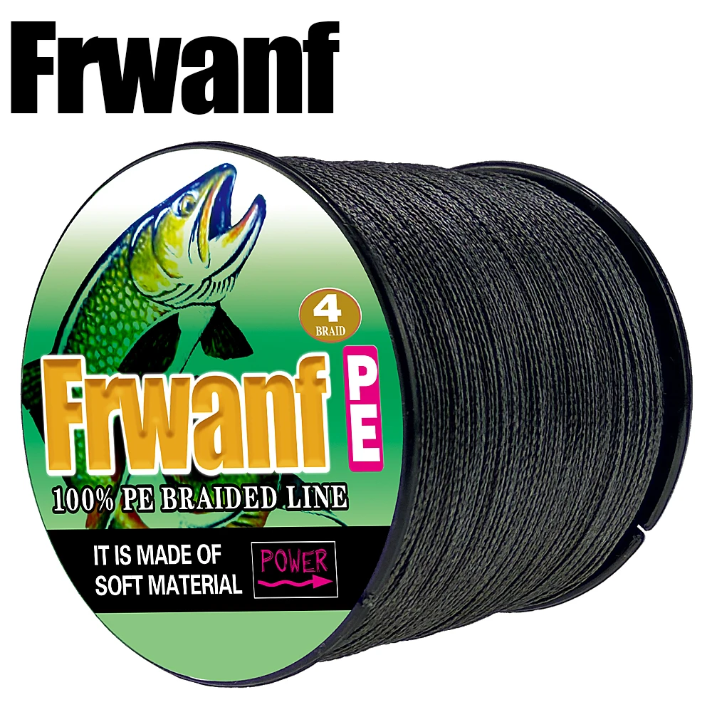 Плетеная рыболовная леска Frwanf 4 нити супер прочная японская мультифиламентная