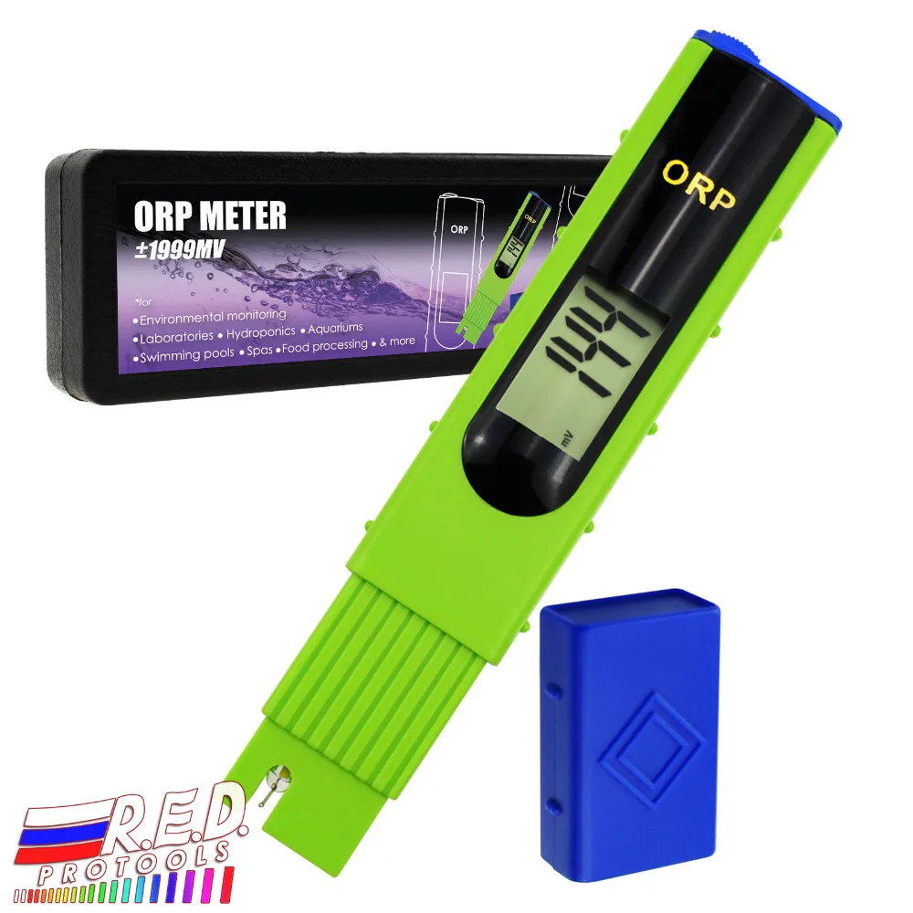 

ORP Redox Meter Tester -1999~1999mV, 1-point Calibration, Oxidation Reduction Potential, Aquariums, Swimming Pools, Aquaculture