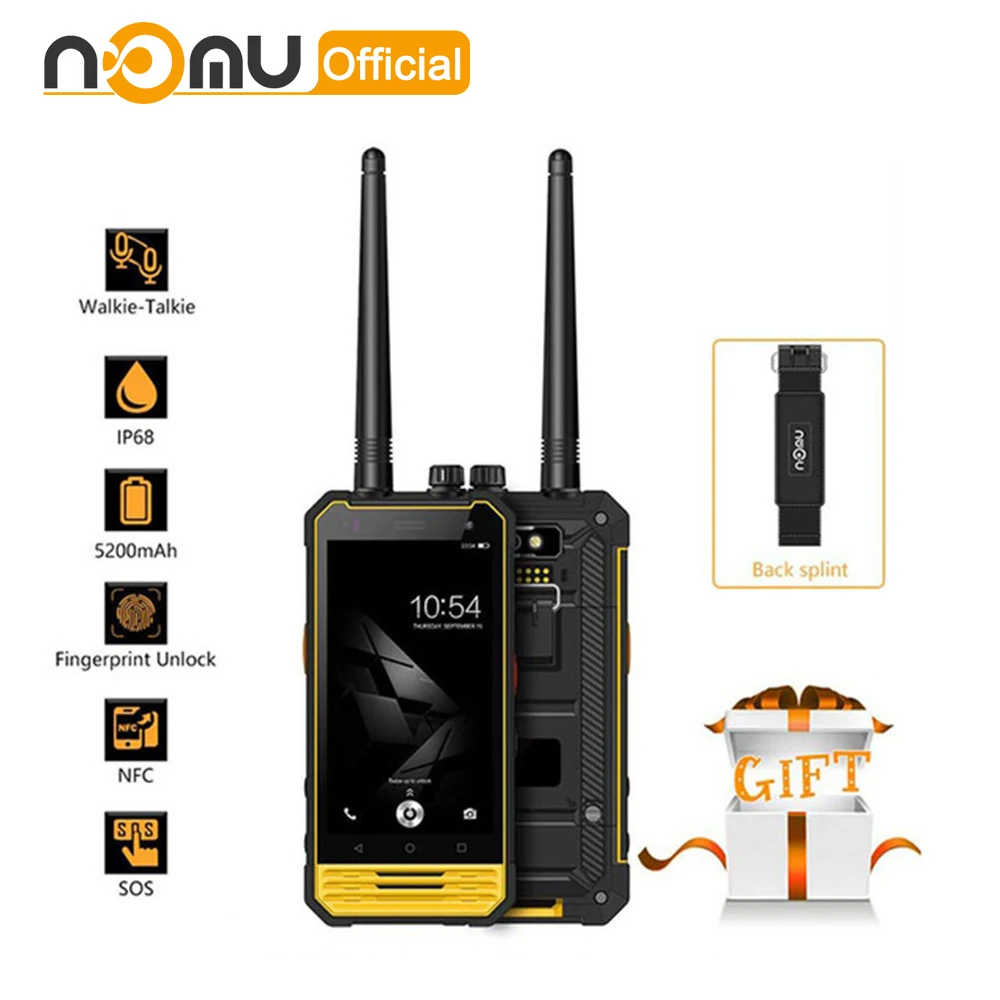 nomu T18 Walkie Talkie Waterproof Shockproof IP68 Mobile Phone 4.7\