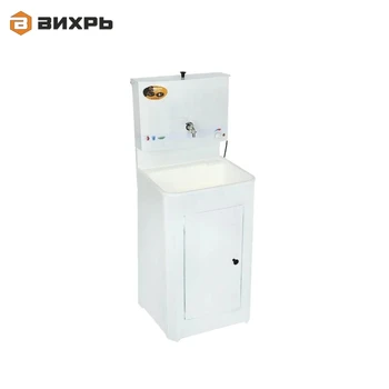 

Garden sink VIHR, color white, heated, plastic sink Wash stand Hand-wash basin Moidodyr Cupboard with sink