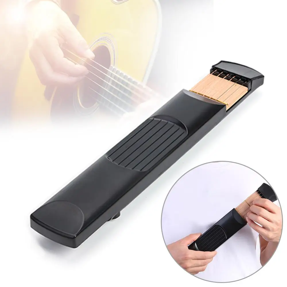 

Portable Pocket Acoustic Guitar Practice Model for Beginner Chord Training 4 / 6 Fret Model for Beginner Gadget Chord Trainer