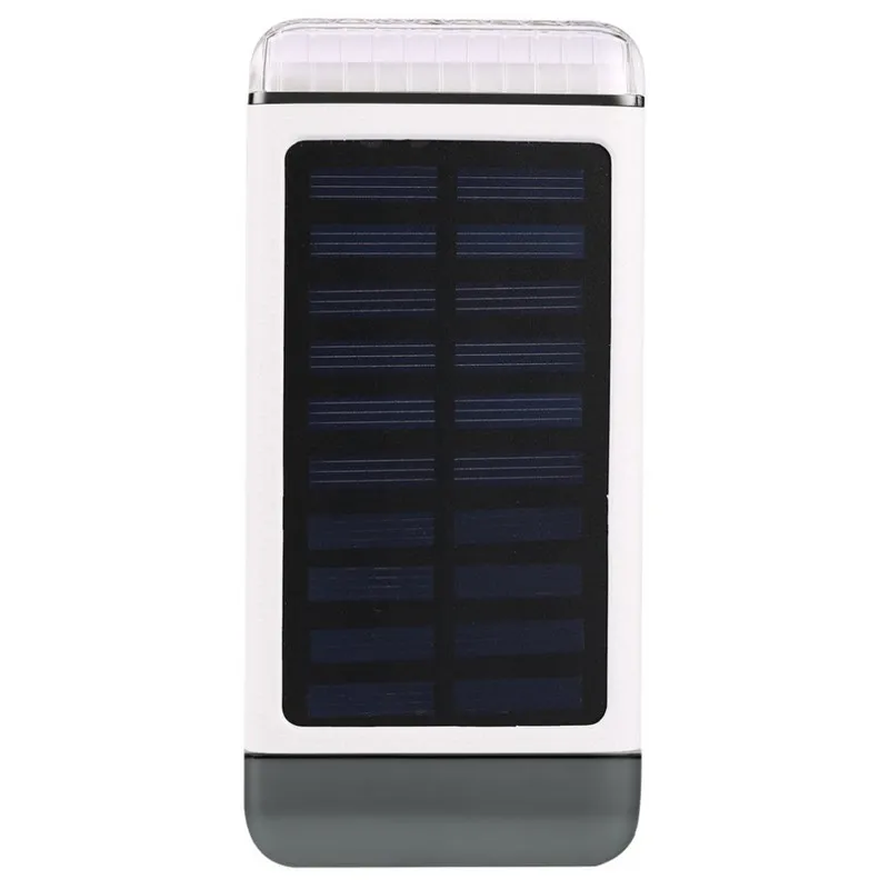 10000 MAh солнечный банк питания три USB+ светодиодный свет короткого замыкания защита длительная Высокая емкость Внешняя батарея