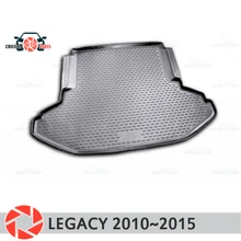 Багажник коврики для Subaru Legacy 2010~ багажника коврики Нескользящие полиуретановые грязи защиты багажник стайлинга автомобилей