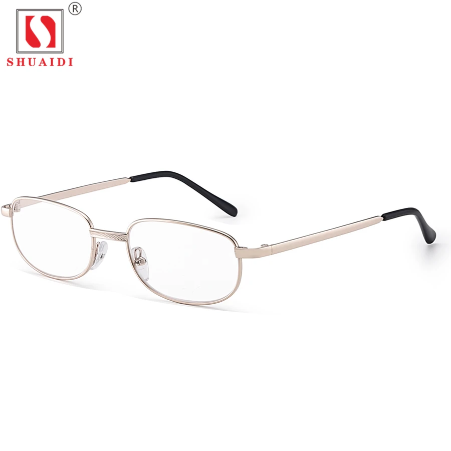 Glass Lens Reading Glasses Women Men Alloy Frame Anti fatigue