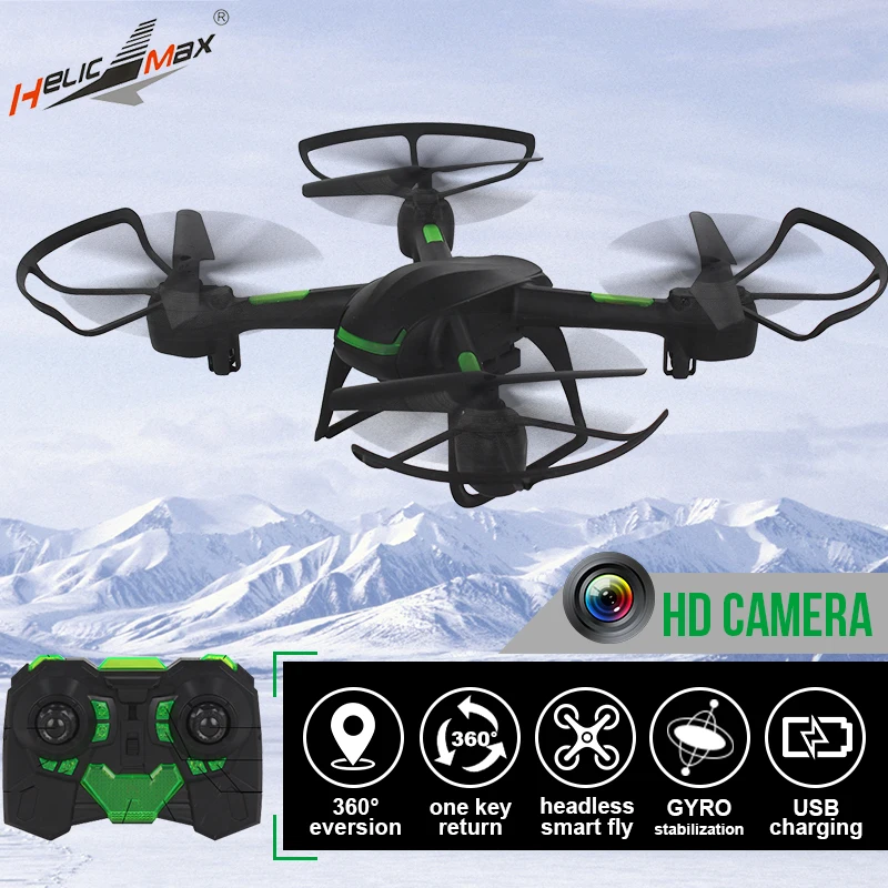

HeLICMax RC Quadcopter 1339 UAV Drone With Camera Helicopter Drone WiFi Transmission Phone Control Selfie Intelligent